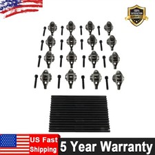 Upgrade LS1 Rocker Arms W/ Trunion Pushrods Kit for LS 4.8 5.3 5.7 6.0 LS2 LS6 picture