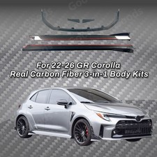 Real Carbon Fiber 3-in-1 Car Exterior Body Kit For Toyota GR Corolla 2022-2026 picture
