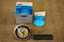 NOS 1971-1980 Ford Ralley Pinto Grille Medallion Gear Emblem Gold D5FZ-8213-A picture