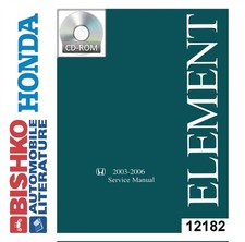 2003-2006 Honda Element Factory Shop Service Manual CD picture