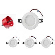 4 PCS 2.75 Inch 12V DC Dimmable Warm White RV Recessed LED Ceiling Lights picture