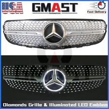 Illuminated Dia-monds Style Grille For Benz GLC-Class X253 2015-19 GLC350 GLC43 picture