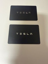 SET OF 2 Genuine OEM TESLA SMART KEY CARD Model 3 X Y Cyber Truck Original picture