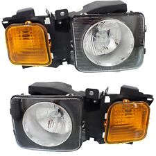 Headlight Set For 2006-2010 Hummer H3 Sport Utility Driver and Passenger Side picture