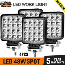 4 Pcs 48W LED Work Light Pods SPOT Lights For Truck Off Road Tractor 12V 4inch picture