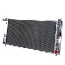3 Rows SPAWON Fit 99-14 Chevrolet Cadillac Escalade 6.2L V8 Aluminum Radiator AT picture