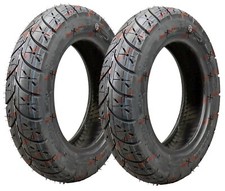 Kenda K329 3.50-10 Tire Set Front Rear Scooter Tires Moped Tubeless Vino Elite picture
