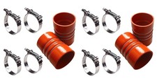 TORQUE 4PCS Silicone CAC Charge Air Cooler Hump Hose Boot Set 4