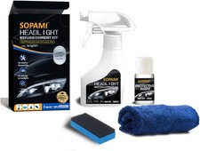 Automotive Headlight Restoration Kit Oxidized and Yellowed Automotive Headlamps picture