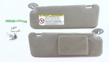 1998-02 Toyota 4Runner Sun Visors Gray Shades Pair Driver Passenger With Mirror picture
