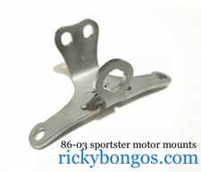 Custom Top Motor Mount w/ Key & Coil Mount Relocation 86-03 Harley Sportster picture