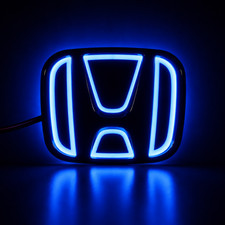 Honda 75700-Szw-000 badge 5d LED blue 90x75mm Car Exterior 3.54 × 2.95 Inches picture