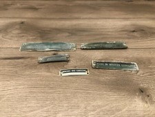 1955_1959 MERCEDES BENZ 190 W120 SEDAN PONTON TAG PLATE INFORMATION _SET 5 _ OEM picture