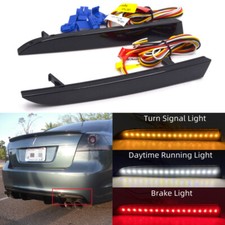 Smoked LED Rear Bumper Reflector Brake Tail Light Lamp For 2008 2009 Pontiac G8 picture
