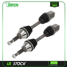 Pair of Front CV Axle Shafts SurTrack Set For Chevy Cobalt HHR Saturn Ion FWD picture