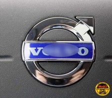 IMPROVED 35mm X 8mm VOLVO Steering Wheel Airbag Emblem V70 XC70 S80 XC60 picture