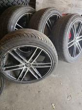 Cavallo 20in rims.  Ultramax HP A/S tires size 245/45ZR20 5 lug pattern. $800. picture