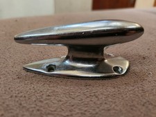 Classic Boat Cleat TORPEDO Cleat  TEARDROP Cleat Cromed Bronze Small  3