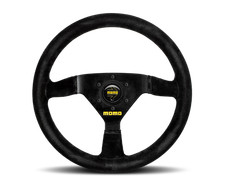 Momo MOD69 Steering Wheel 350 mm - Black Suede/Black Spokes picture