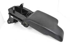 2001-2005 BMW 325i Center Console Black Leather Armrest Lid Storage Cover OEM picture