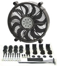 Derale Electric Cooling Fan 12 in Fan 12V 12.75 x 11.625 in 2.625 in Thick 16212 picture