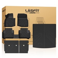 LASFIT Floor Mats for Mazda CX-50 2023-2026 Custom TPE 1st & 2nd Row & Cargo Mat picture