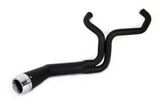 FLT Offset Megaphone 2:1 1-3/4  Exhaust Black   Harley Davidson 06-16 FLT V-Twin picture