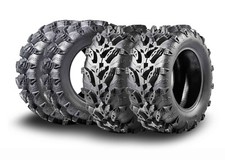 MCKINLEY UTV ATV Tires 27X10-12 & 27X12-12 6 Ply Full Set Super Mud Offroad picture