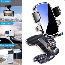Universal 360° Car Phone Mount Dashboard Holder For Cell Phone Samsung iPhone picture