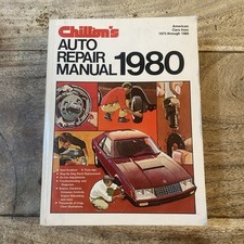 CHILTON'S AUTO REPAIR MANUAL 1980 GOOD CONDITION Paperback American Cars 1973-80 picture