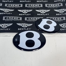 New Black Hood & Trunk B emblem badge for Bentley Continental GT GTc Flying Spur picture