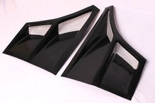Glass Intake Scoop Side Air Front Fender Vents Hood Fiberglass 4 Universal Car picture