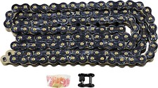RK 525 Max-X Chain 150 Links Black/Gold Motorcycle Drive Chain picture