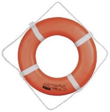 Cal June Bouys 24 Orange Ring Buoy W/Straps GO-24 picture