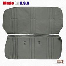 1997 1998 1999 Chevy Silverado Cheyenne W/T Bench Bottom & Top Vinyl Cover Gray picture