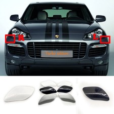 Fit 07-10 Porsche Cayenne 9PA1 Turbo GTS Sport S 957 Side Headlight Washer Cover picture
