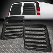 FOR 97-17 CHEVY EXPRESS GMC SAVANA VAN PAIR ABS REAR WINDOW LOUVERS SUN SHADE picture