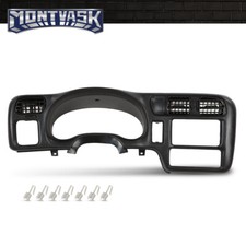 Fit For 98-05 S10 Blazer Jimmy Sonoma Double Din Dash Radio Cluster Bezel Black picture