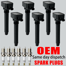 6X OEM Ignition Coil & 6X Iridium Spark Plug For Chrysler Dodge Jeep Ram UF648 picture