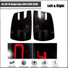LH+RH Side LED Smoke Black Tail Lights Brake Lamps For 09-18 Dodge Ram 1500 picture