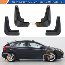 For 2012-18 Focus Hatchback Front & Rear Mud Flaps Guards Splash Flares 4 Pieces picture