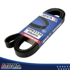 Serpentine Belt Fits Mercedes-Benz Hyundai Sonata Kia 6PK2130 MOCA EPDM picture