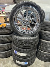 US Mag Riddler wheels 20x8.0 / 20x9.5 Staggard 5x120 w/tires picture