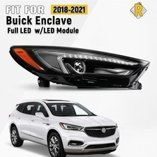 For 2018-2021 Buick Enclave Full LED Headlight With LED Module Right Passenger picture