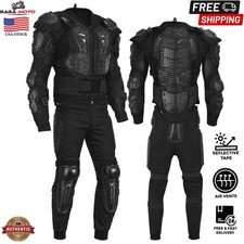 Men's Motorcycle Full Body Armoured Suit Protective Motorbike Jackets Trousers picture