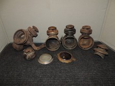 Antique Ford Model T Kerosene Lamps Lights Lanterns Headlight  Parts picture
