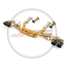 TI Complete Exhaust System For Chevrolet Corvette C8 Stingray 6.2L Radiant Gold picture