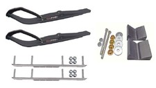 C&A Pro Black Razor Snowmobile Skis w/ 6