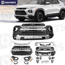 For 2021-2023 Chevy Trailblazer Front Bumper Grille Assembly w/Upper&Lower Grill picture