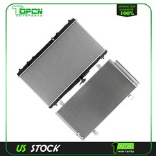 Fits 2012-2017 Toyota Camry Replacement Radiator & Condenser Cooling Assembly picture
